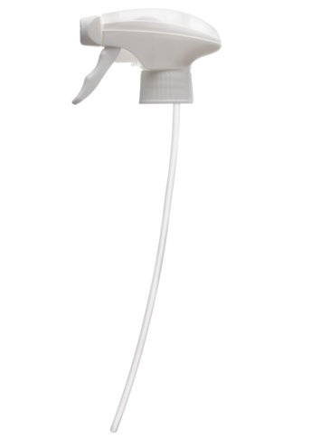 GACHETTE AVEC BUSE SPRAY BLANC DE ACTION PIN