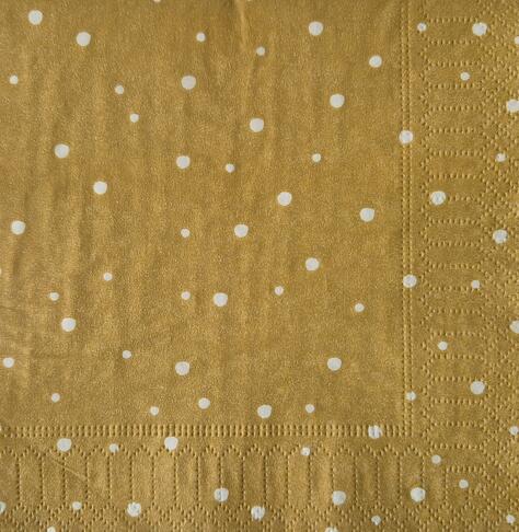 SERVIETTE 24X24 OUATE 2 PLIS PLIAGE 4 EPICEA FLOCON X100