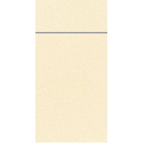 SERVIETTE POCHETTE 40X33CM NON TISSÉ DUNILETTO® DUNISOFT® CREME X260