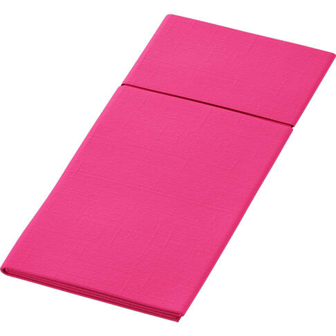 SERVIETTE POCHETTE 40X33CM NON TISSÉ DUNILETTO® DUNISOFT® FUCHSIA X260