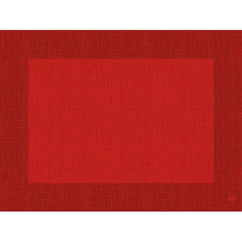 SET DE TABLE BIO-DUNICEL 30X40 LINNEA ROUGE X500