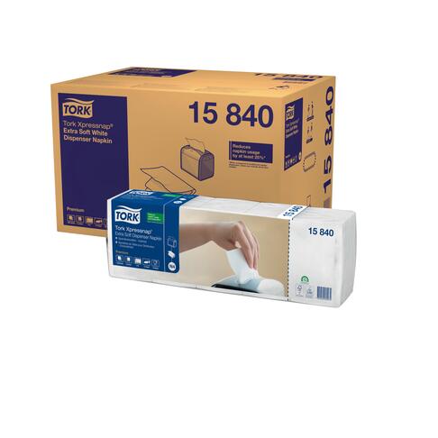 SERVIETTE POUR DISTRIBUTEUR 21.3X33CM TORK® XPRESSNAP® N4 2 PLIS BLANC X4000 - 4