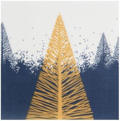 SERVIETTE 38X38CM OUATE GAUFRÉE CELI-OUATE 2 PLIS LUMIERE DE LA NUIT X50