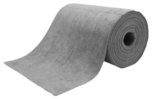 BOBINE MICROFIBRE PREDECOUPE 75 FEUILLES 30X30CM GRIS X4