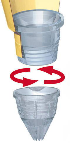 EMBASES POUR DOUILLES COPOLYESTER INTERCHANGEABLES X2