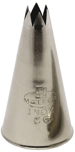 DOUILLES INOX CANNELÉES B6 X2