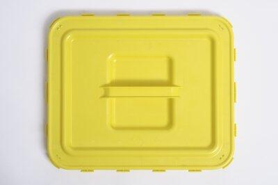 COUVERCLE A POIGNEE SANS OBTURATEUR VAT5 JAUNE