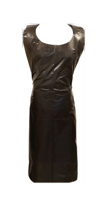TABLIER NOIR 120X70CM 20µ PE SACHET X100