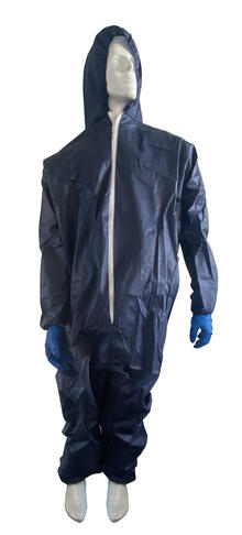 COMBINAISON À CAGOULE POLYPROPYLÈNE FERMETURE ZIPÉE 40G SANS POCHE TAILLE L BLEU X50 - 2