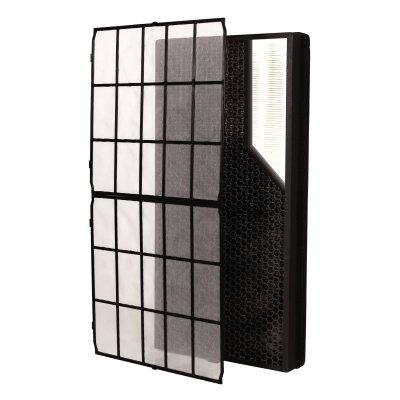 FILTRE COMBINE AVEC CHARBON ACTIF, HEPA H13 ET PRE FILTRE X2