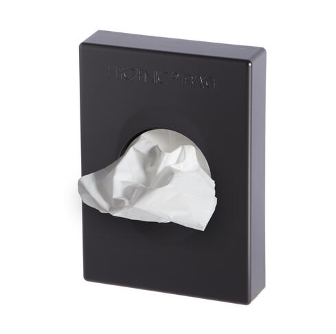 DISTRIBUTEUR SACHET HYGIENIQUE NOIR MAT SANIBOX