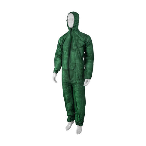 COMBINAISON VERTE ZIP PP 40G TAILLE XL X50