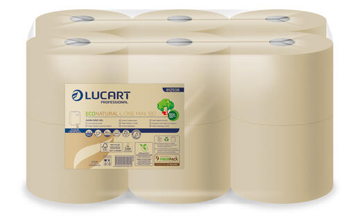 PAPIER TOILETTE JUMBO ECONATURAL L-ONE 180M 2PLIS X12