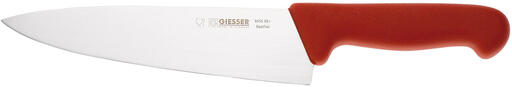 GIESSER COUTEAU DE CUISINE MANCHE ROUGE 20 CM
