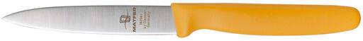 COUTEAU D'OFFICE MANCHE JAUNE 10 CM