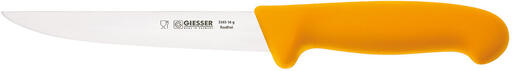 GIESSER COUTEAU À DÉSOSSER LAME DROITE MANCHE JAUNE 16 CM