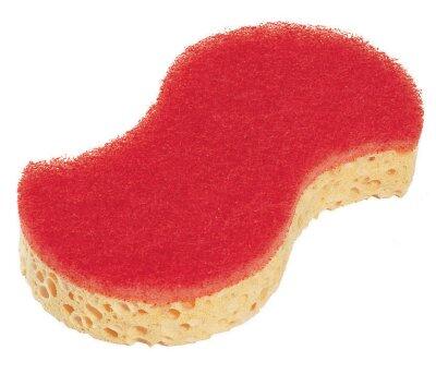EPONGE 14.8X8X2.9CM SPONREX 92 ABRASIF JAUNE/ROUGE SCT/10