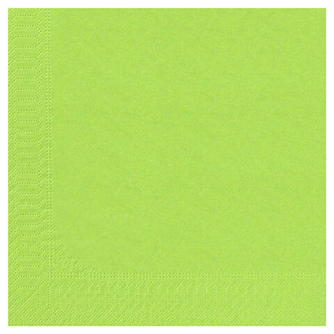 SERVIETTE 39X39CM OUATE 2 PLIS PISTACHE X1800