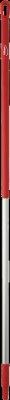 MANCHE ALIMENTAIRE ALUMINIUM 1,51M DIAMETRE 31MM ROUGE