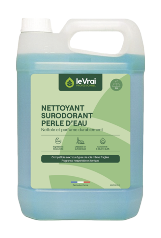NETTOYANT SOLS PARFUMANT LE VRAI PROFESSIONNEL PERLE D'EAU 5L - 3