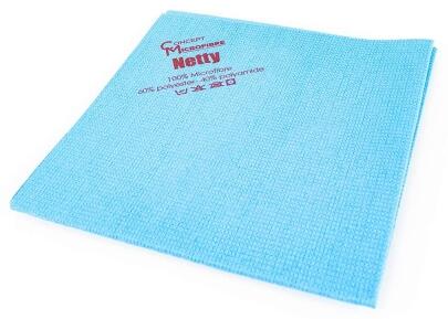 LAVETTE NON TISSEE NETTY 40X40CM BLEU ECOLABEL X5 - 2