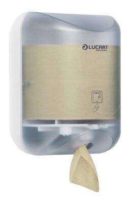 DISTRIBUTEUR DE PAPIER TOILETTE À DÉVIDAGE CENTRAL L-ONE MINI TRANSPARENT