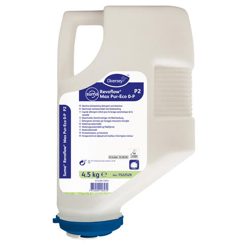 DETERGENT POUDRE VAISSELLE SUMA REVOFLOW MAX PE 0PP2 4.5KG ECOLABEL EU X3 - 2