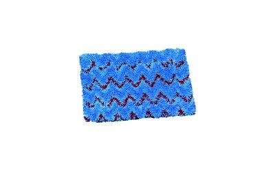 BANDEAU MINI 16CM EMR 80 VELCRO BLEU ET ROUGE X5