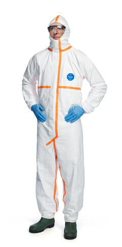 COMBINAISON BLANCHE CAPUCHE TYVEK 800J TAILLE S X25