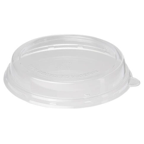 COUVERCLE PLASTIQUE RPET TRANSPARENT POUR POTS RONDS 800/900/1000/1200 900/1200ML X160