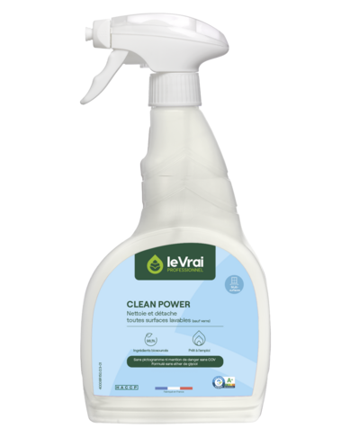 DETACHANT MULTI SURFACES CLEAN POWER ECOLABEL LE VRAI PROFESSIONNEL750ML - 2