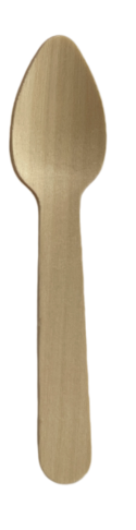CUILLÈRE BOIS CIRÉ 11CM X2000