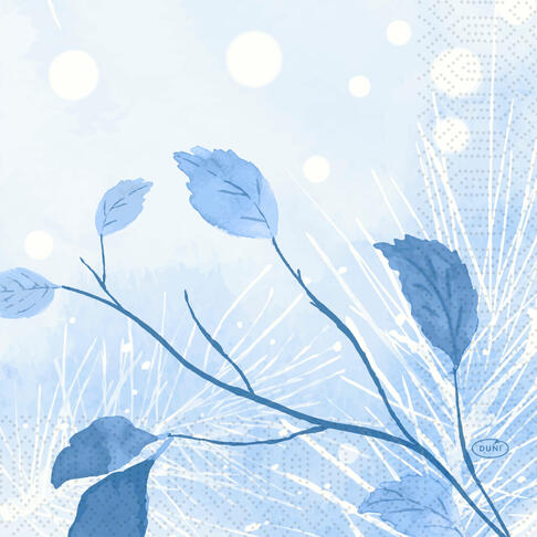 SERVIETTE 33X33CM OUATE 3 PLIS FROSTED WINTER X500