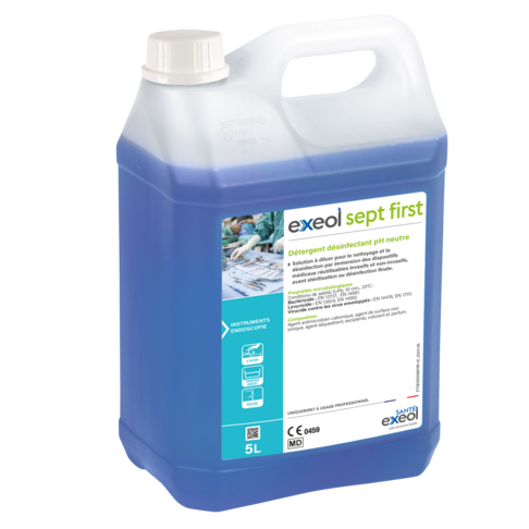 DETERGENT DESINFECTANT CONCENTRE POUR DISPOSITIFS MEDICAUX EXEOL FIRST 5L - 3