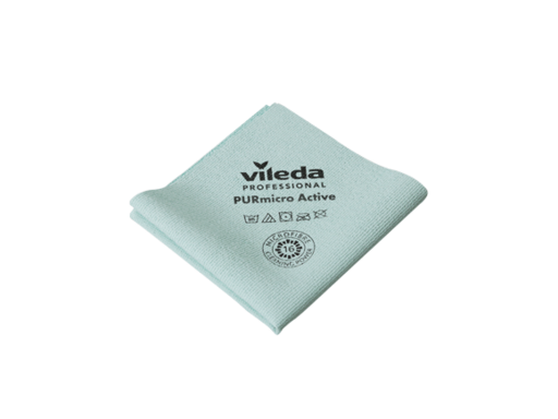 LAVETTE TISSEE PURMICRO 38X35CM VERT VILEDA X5