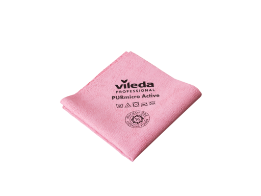 LAVETTE TISSEE PURMICRO 38X35CM ROUGE VILEDA X5