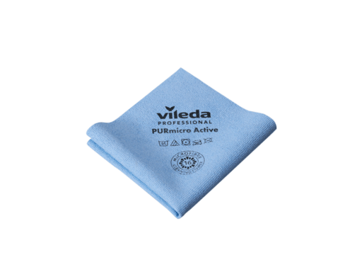 LAVETTE TISSEE PURMICRO 38X35CM BLEU VILEDA X5