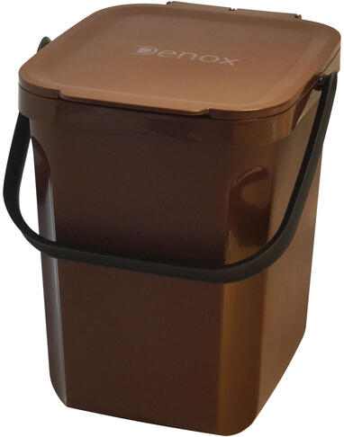 POUBELLE COMPOST SANS VENTILATION ORGANIK 10L MARRON