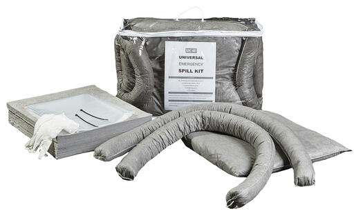 KIT D'INTERVENTION PORTATIF ABSORBANTS TOUS LIQUIDES 40L