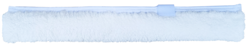 GARNITURE MOUILLEUR 35CM MICROFIBRE VELCRO BLANC