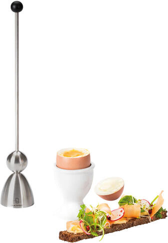 TOQUEUR À OEUF CLACK INOX