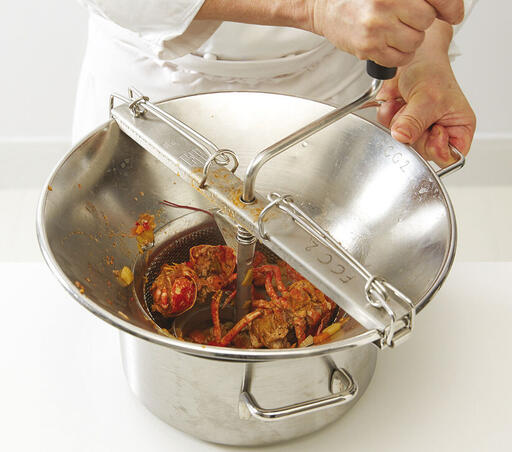 MOULINS À LÉGUMES N°5 INOX AVEC 1 GRILLE 3 MM