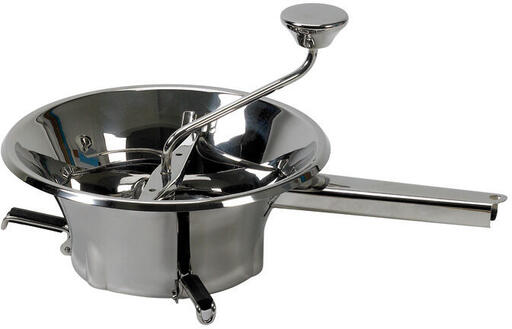 MOULINS À LÉGUMES N°2 INOX AVEC 3 GRILLES 1.5, 2.5 ET 4 MM