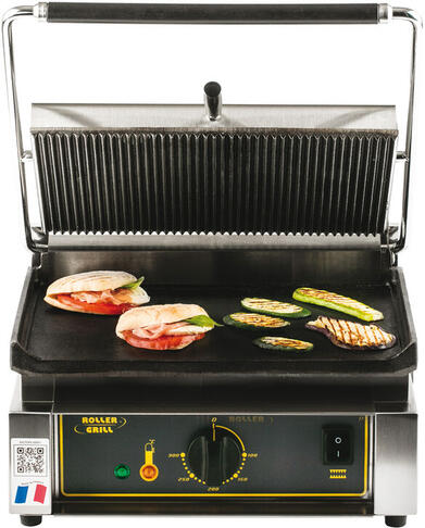 ROLLER GRILL GRILL FONTE RAINURÉE SIMPLE 3 KW
