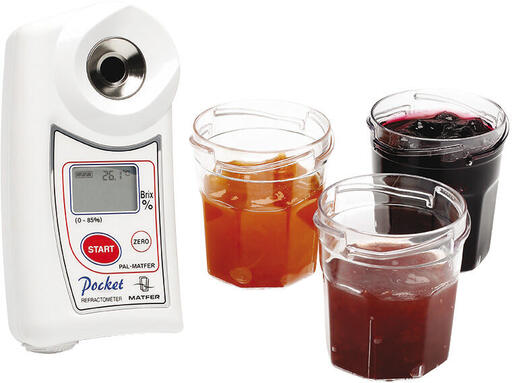 RÉFRACTOMÈTRE PÂTISSIER DE 0 À 85% BRIX ET DE 0 À 45° BAUMÉ