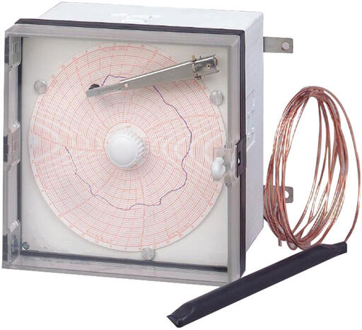 ENREGISTREUR À DISQUE DE TEMPÉRATURE DE -40° À +40° C