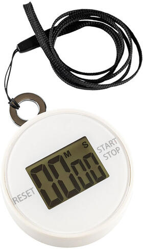 MINUTEUR DIGITAL ROND 99 MINUTES AVEC DRAGONNE DE COU