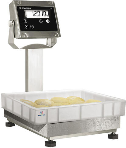 BALANCE COLONNE DIGITALE TF 30 INOX JUSQU'À 30 KG/5 G