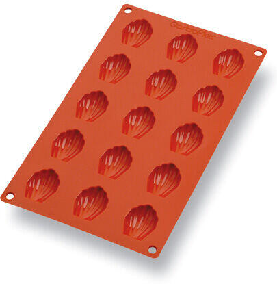 GASTROFLEX PLAQUE GN 1/3 325X176 DE 15 MADELEINES 4.4X3.4 CM