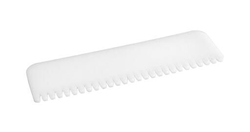 PEIGNE POUR CORDE A GUITARE 20,3CM BLANC
